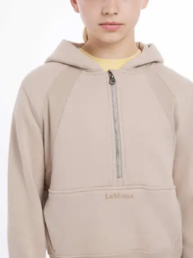 Lemieux Young Rider Harriet Pop Over Almond Almond 7-8 years Hoodies