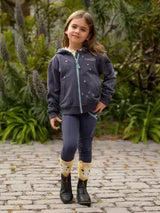 Lemieux Mini Charlie Zip Through Dusk Blue Dusk Blue 3-4 years Hoodies