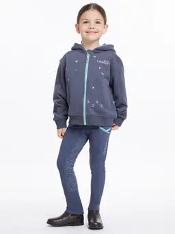 Lemieux Mini Charlie Zip Through Dusk Blue Dusk Blue 3-4 years Hoodies