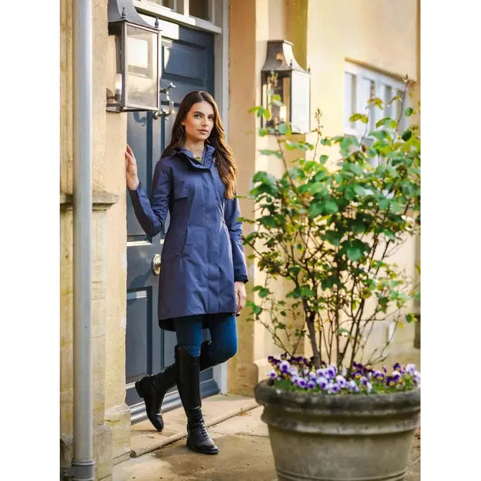 Lemieux Grace Long Rain Jacket Dusk Blue