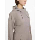 Lemieux Grace Long Rain Jacket Pecan Side