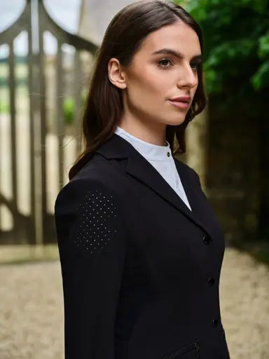 LeMieux Jessica Mesh Show Jacket Black Black UK 6 Show Jackets