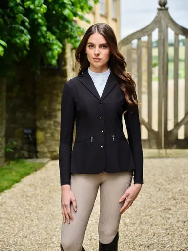 LeMieux Jessica Mesh Show Jacket Black Black UK 6 Show Jackets