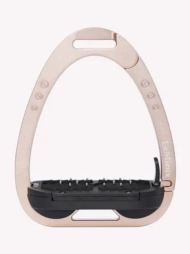 LeMieux Vector Balance Stirrup Rose Gold One Size Rose Gold Safety Stirrups
