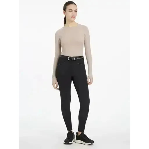 LeMieux Freya Pro Breeches Black Black UK 6 Breeches