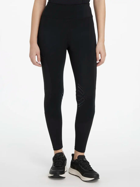 Lydia Mesh Leggings Black Black UK 6 Riding Tights