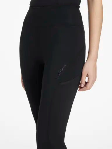 Lydia Mesh Leggings Black Black UK 6 Riding Tights