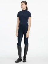 LeMieux Young Rider Classique Short Sleeve Base Layer Navy Navy 7-8 years Base Layers