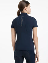 LeMieux Young Rider Classique Short Sleeve Base Layer Navy Navy 7-8 years Base Layers
