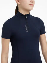 LeMieux Young Rider Classique Short Sleeve Base Layer Navy Navy 7-8 years Base Layers