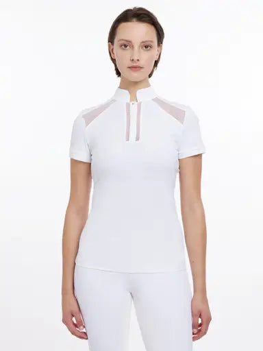 Camille Short Sleeve Show Shirt White White UK 6 Show Shirts