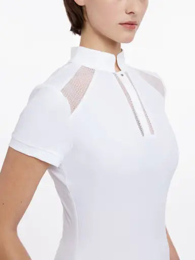 Camille Short Sleeve Show Shirt White White UK 6 Show Shirts
