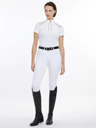 Camille Short Sleeve Show Shirt White White UK 6 Show Shirts