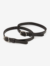 LeMieux Leather Spur Straps Black