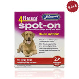 Johnson'S Veterinary 4Fleas Spot-On For Dogs 2 Pipettes Flea Treatments