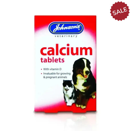 Johnson'S Veterinary Calcium Tablets 40 Tablets Pet Supplements