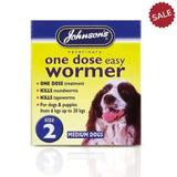 Johnson'S Veterinary Easy Wormer One Dose For Dogs ONE (4 Tablets) Wormers