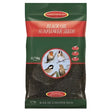 A 12.75kg bag of johnston and jeff black oil sunflower seeds in green and red pouch with bird illustration