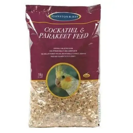 Johnston & Jeff Cockatiel & Parakeet Mix 3 kg Bird Feed