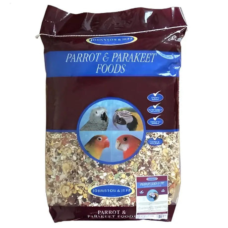 Maroon and blue packaged johnston and jeff parrot lean and fit 12.75k with colorful birds for jeff parrot lean diet