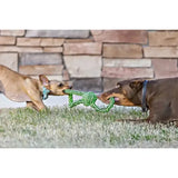 Jolly Pets Gentle Tug Rope Toy Small/Medium Green/Black Dog Toys