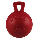 Red matte finish jolly pets tug-n-toss toy with rounded body and handle top great interactive toy for pets