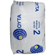 White plastic bag with blue and yellow branding for jondo hen oyster shell grit poultry oyster shell 25 kg bag