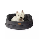 Joules Chesterfield Pet Bed Grey Small Dog Bed