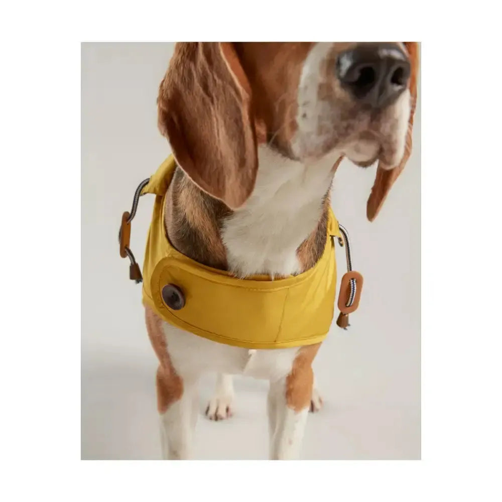 Joules Water Resistant Dog Coat Mustard Small 35Cm Dog Coat
