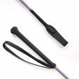 KM Elite Junior Black Grip Whip with Loop - 60cms Black Riding Whips