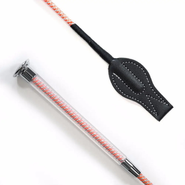 Junior Cush Grip Whip Orange Orange Barnstaple Equestrian Supplies