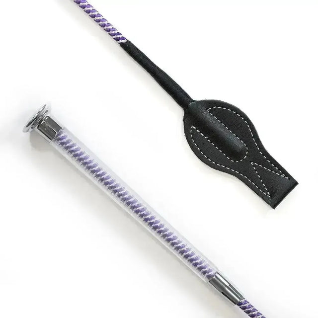 Junior Cush Grip Whip Purple Purple Riding Whips