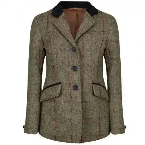 Junior Launton Deluxe Tweed Riding Jacket 22" Show Jackets Barnstaple Equestrian Supplies