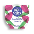 The real olive company kalamata whole olives in a pink green jar preserved in cold pressed oil with delphi stuffed green flavor