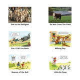Six colorful kevin milner countryside cards with funny farm animal illustrations perfect as unique greeting cards