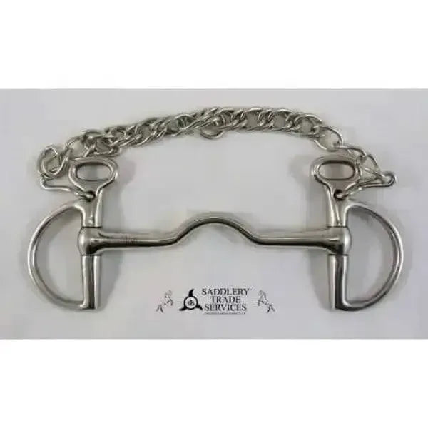 Kimblewick Plain Cheek Ported Horse Bit 127 Mm (5&Quot;) Horse Bits