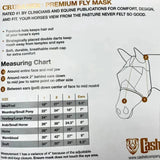 KM Elite Cashel Crusader Fly Mask Standard with Ears Foal KM Elite Fly Mask Barnstaple Equestrian Supplies