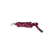 KM Elite Cotton Double Braided Leadrope 7ft Black/White Lead Ropes