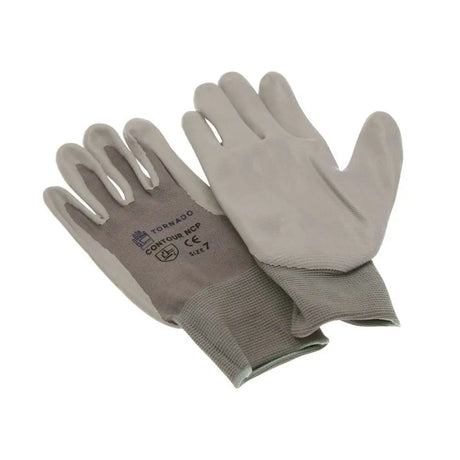 Gray tornado contour ncp work gloves size 7 from km elite tornado gloves perfect for multi-purpose equestrian use