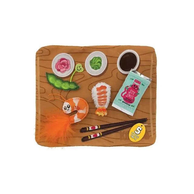 Kong Cat Pull-A-Partz Sushi Cat Toy Cat Toys
