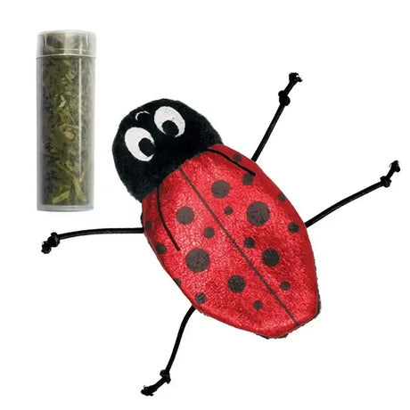 Kong Cat Refillables Ladybug Cat Toy Red Cat Toys