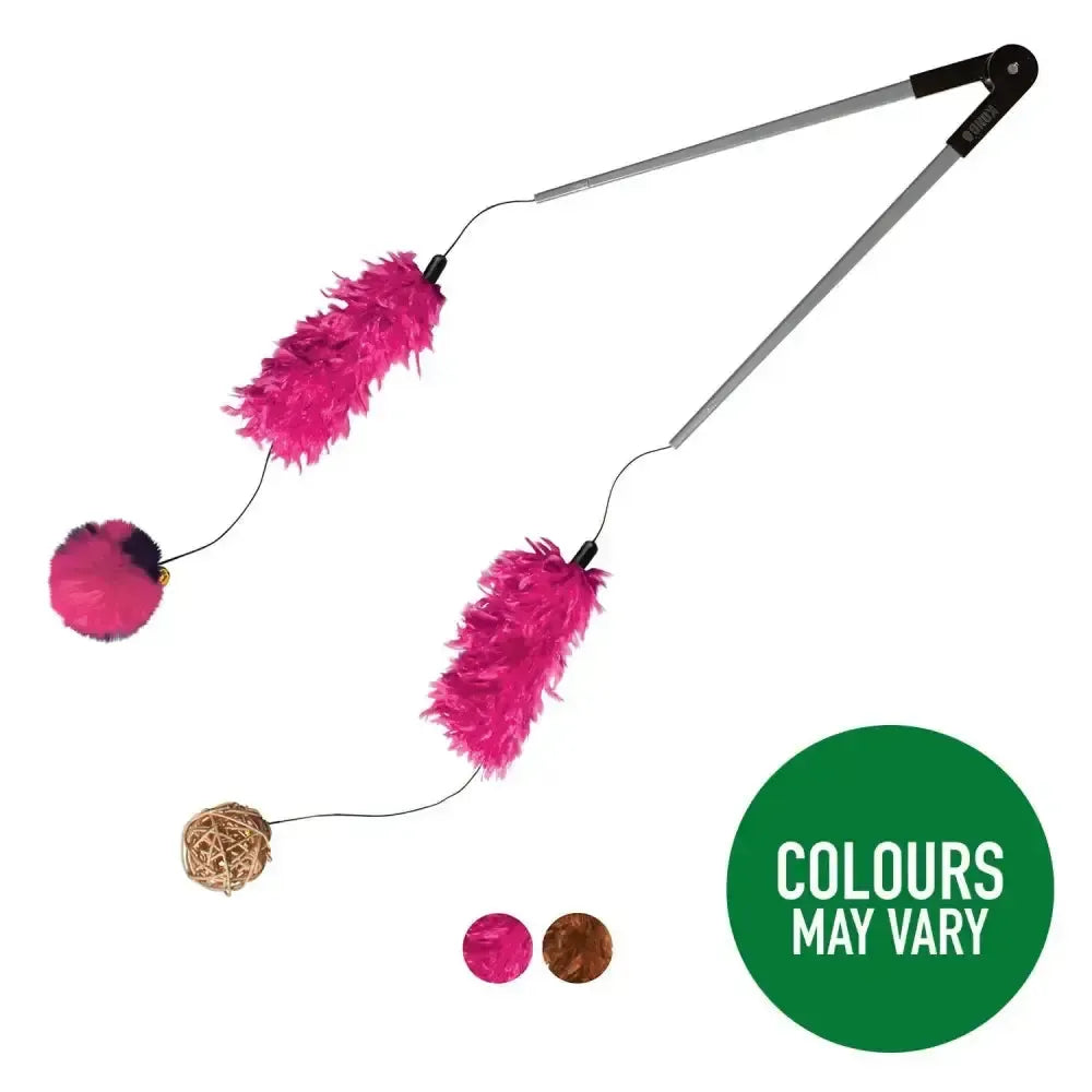 Kong Cat Teaser Tweezers Medium/Large Assorted Cat Toy