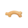 Tan textured kong chewstix chewstix stick medium dog toy shaped like a log with bacon scent and wood grain patterns
