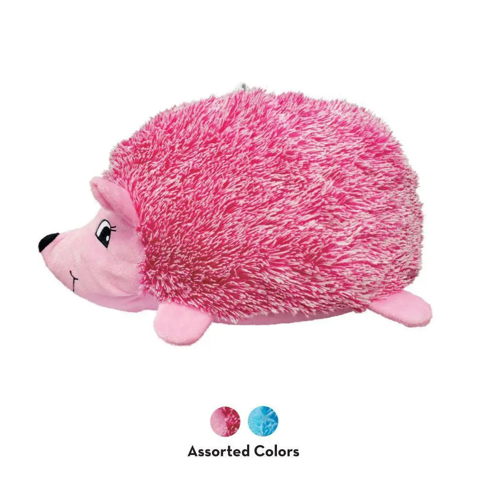 Pink plush kong comfort hedgehug puppy xsmall with fluffy textured quills and soft pink facial features