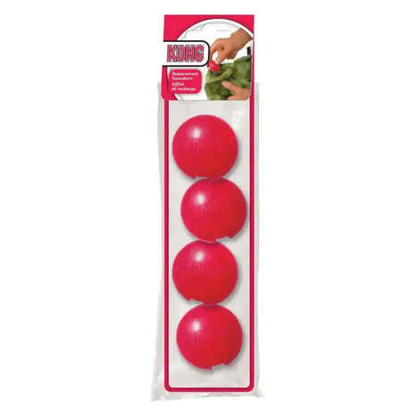 Red kong dr noyz replacement squeakers in bright red for noyz spare squeakers dog toy repairs