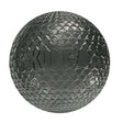 Dark gray kong duramax ball medium made of k-100 material with diamond texture for long-lasting chew fun