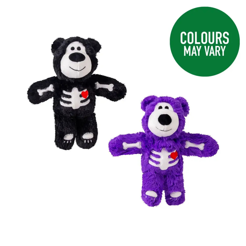 Kong Halloween Wild Knots Bear Skeleton Assorted Medium/Large Assorted Pet Toys
