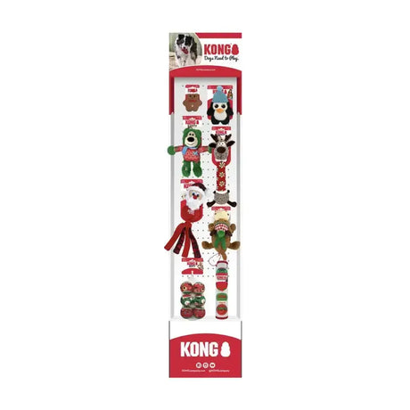 Kong Holiday 2024 Free Standing Display Unit Dog Toys