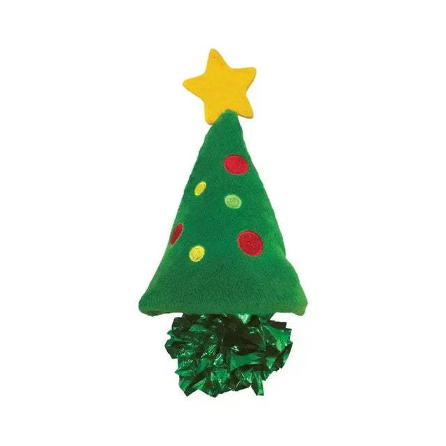 Kong Holiday Cat Crackles Christmas Tree Cat Toy Cat Toys