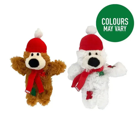 Kong Holiday Cat Softies Bear Cat Toy Assorted Cat Toys